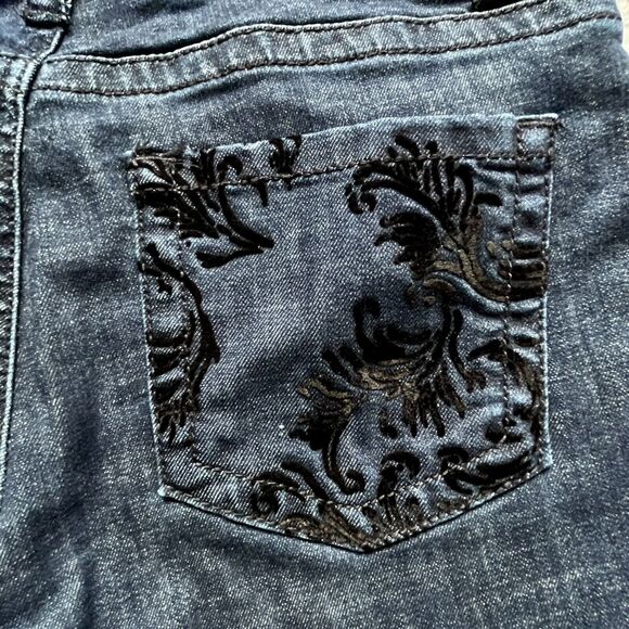 LEE Bootcut Blue Jeans Women's Size 8 Inseam 30" Slender Secret Low-Rise Stretch - Picture 11 of 12